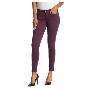 Paige Verdugo Ankle Wine-color Size 26